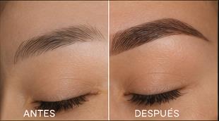 Antes y despues de cejas